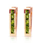 1 Carat 14k Solid Gold Huggie Haven Peridot Earrings