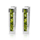 1 Carat 14k Solid Gold Huggie Haven Peridot Earrings