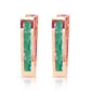 1.3 Carat 14k Solid Gold Huggie Haven Emerald Earrings