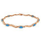 Rhythmic Flow Diamond And Blue Topaz bracelet