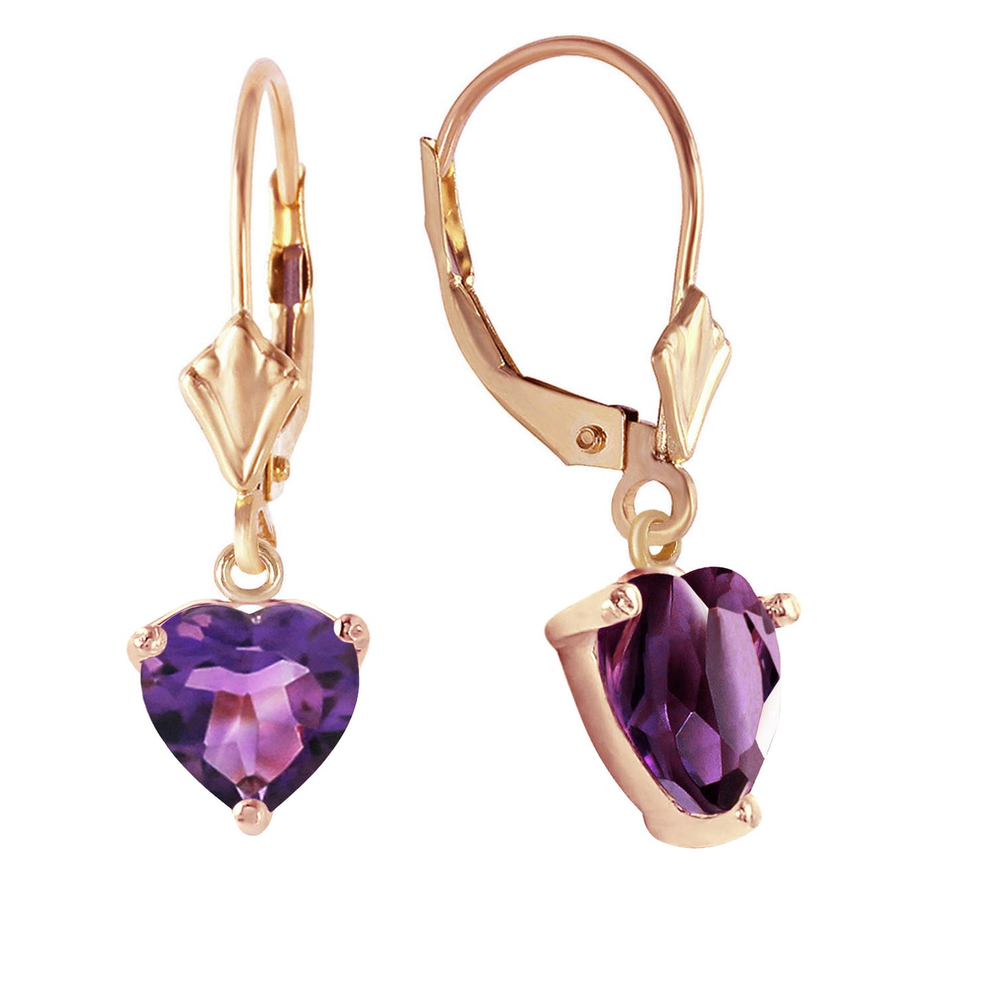 Eternal Love Amethyst Earrings