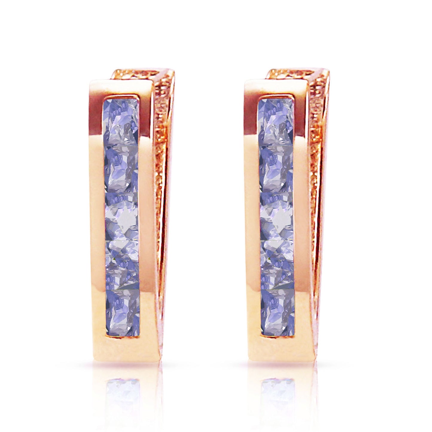 Huggie Haven Tanzanite Earrings