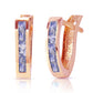 Huggie Haven Tanzanite Earrings