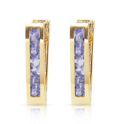 Huggie Haven Tanzanite Earrings