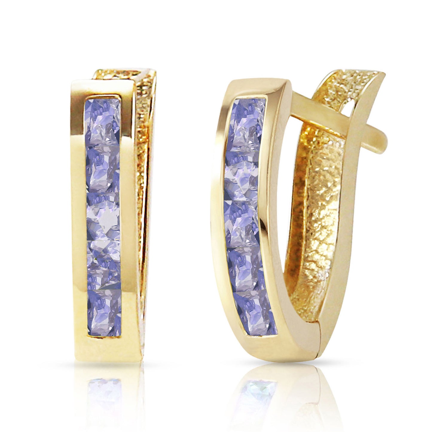 Huggie Haven Tanzanite Earrings