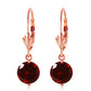 Eternal Gem Garnet Earrings