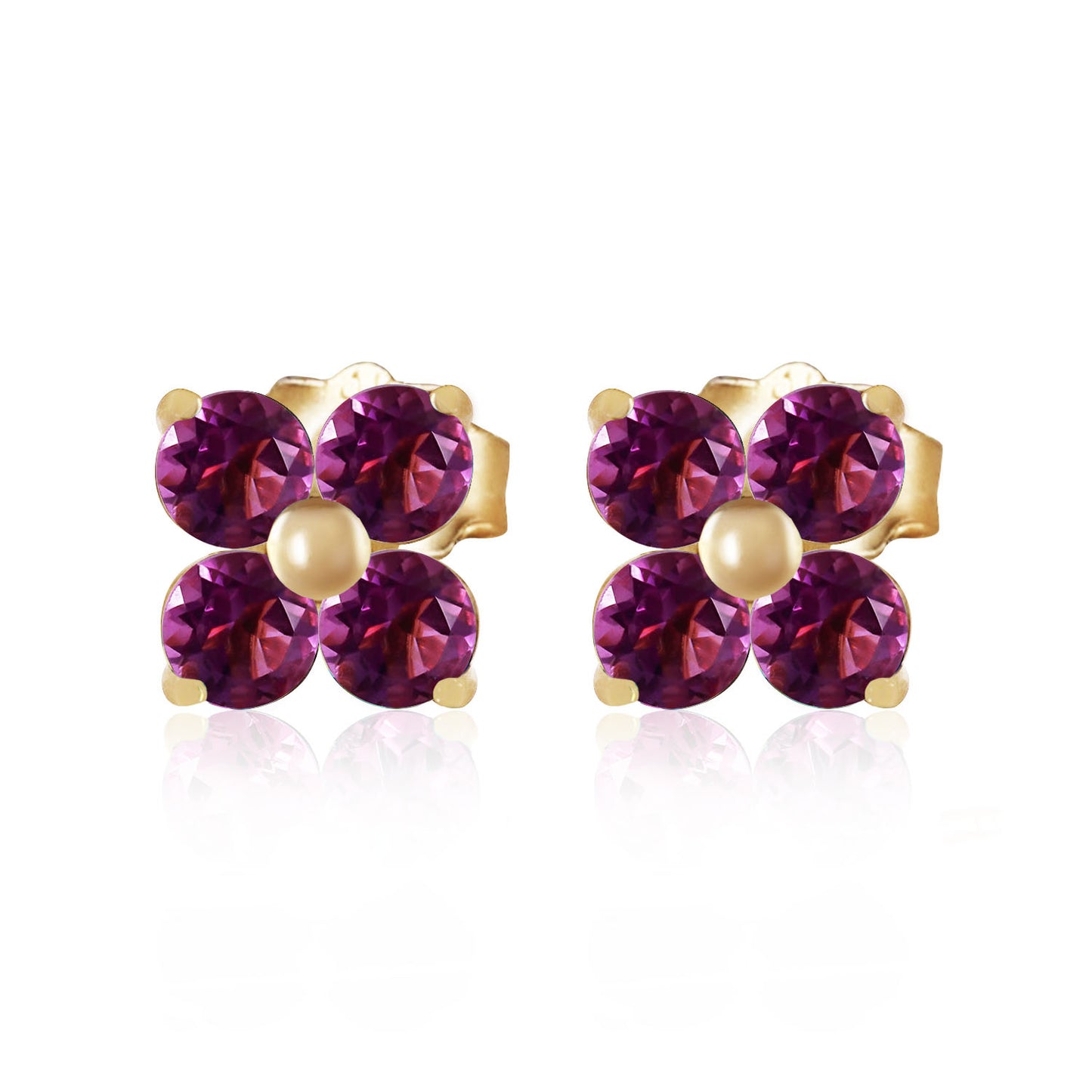 Garden Gem Amethyst Earrings