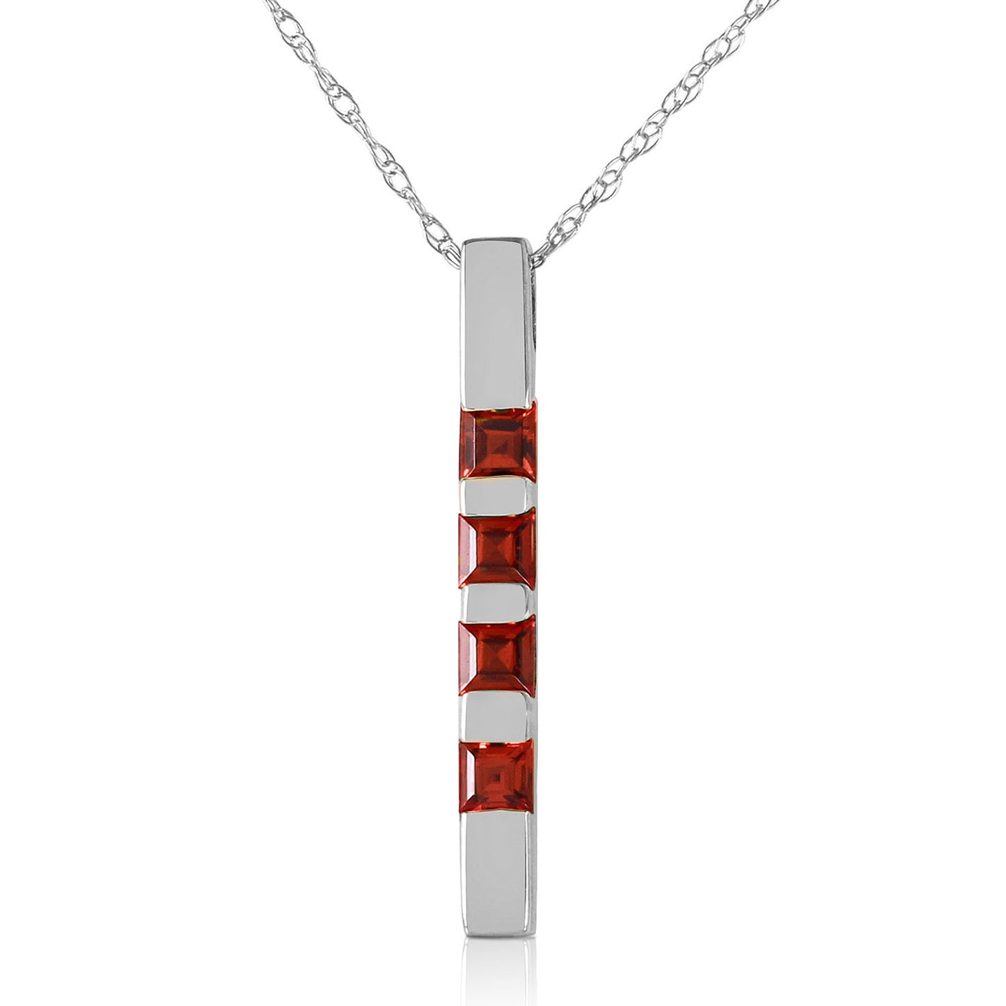 Gemline Gleam Garnet Necklace