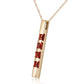 Gemline Gleam Garnet Necklace