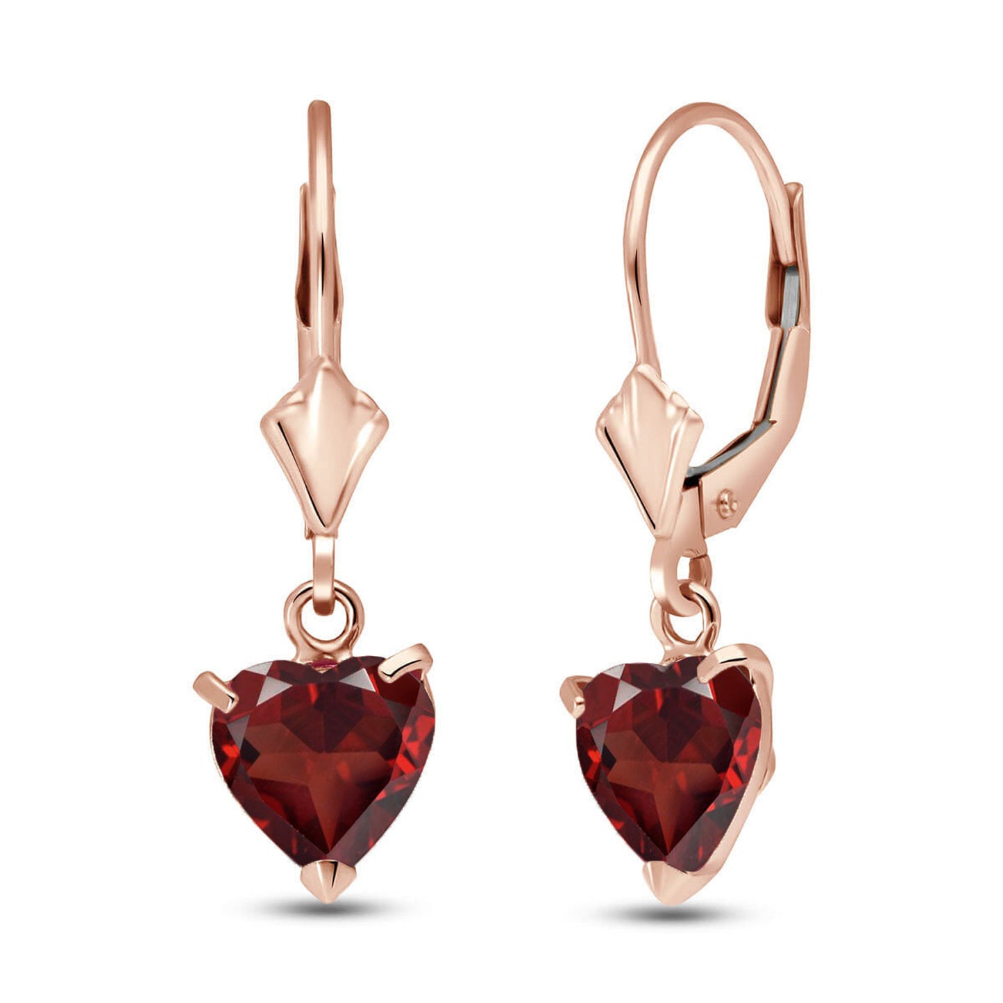 Eternal Love Garnet Earrings