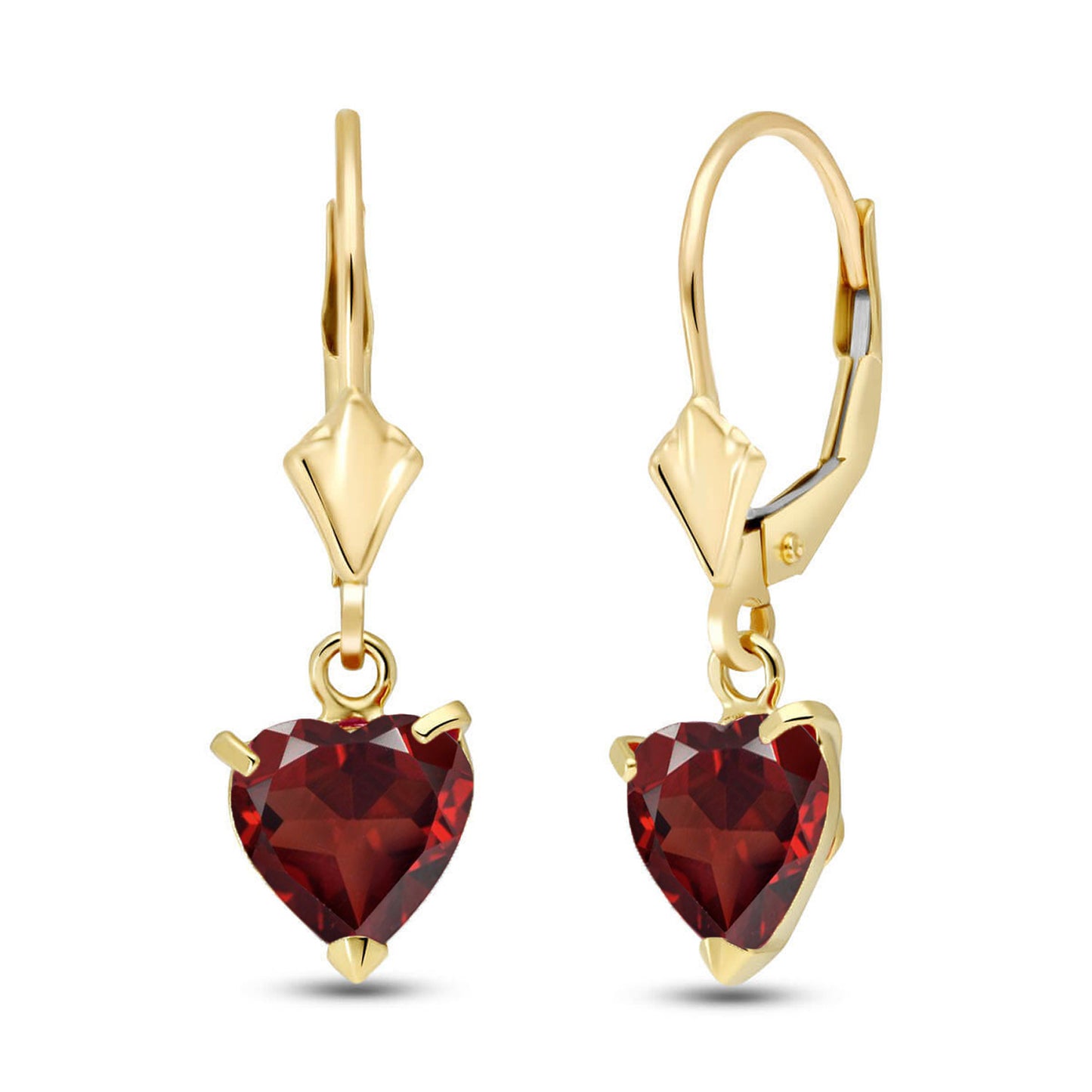 Eternal Love Garnet Earrings