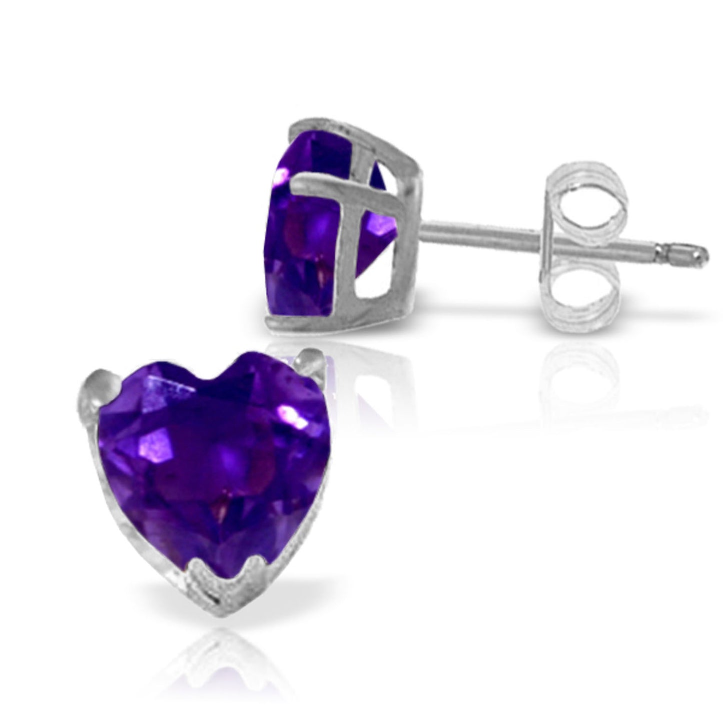 Radiant Love Amethyst Earrings