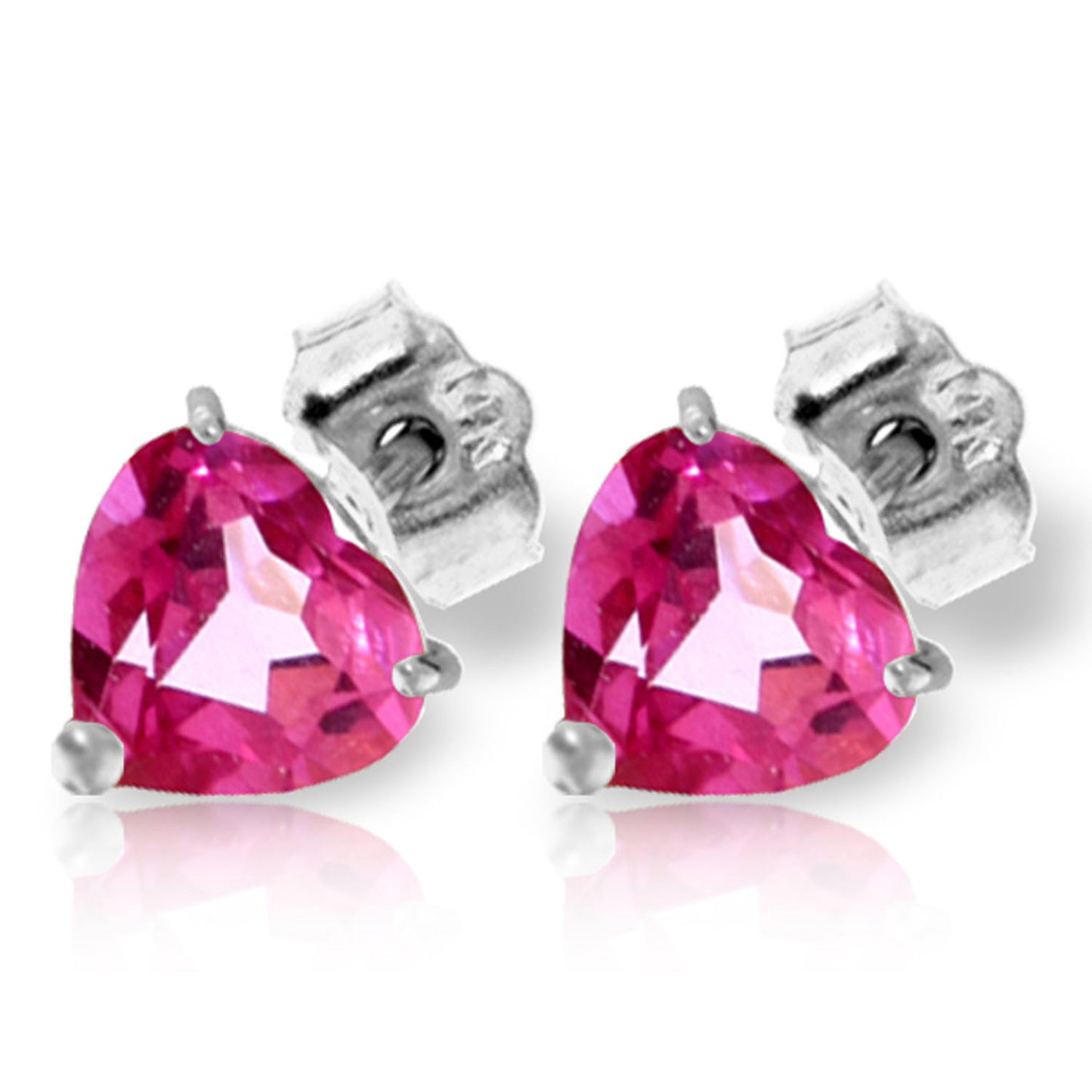 Radiant Love Pink Topaz Earrings