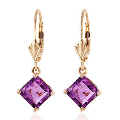 Precious Facade Amethyst Earrings