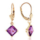 Precious Facade Amethyst Earrings