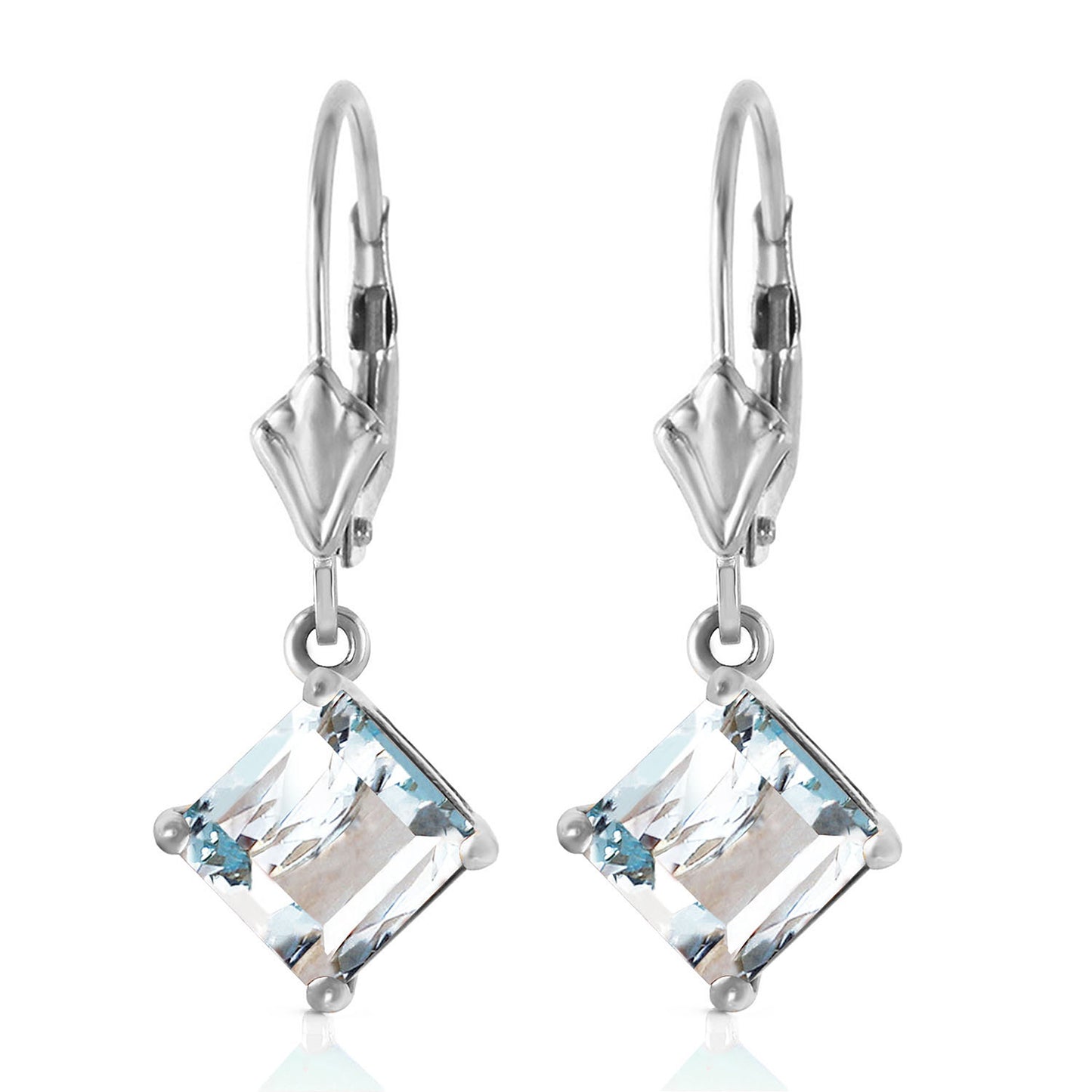 Precious Facade Aquamarine Earrings