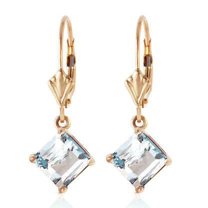 Precious Facade Aquamarine Earrings