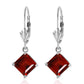 Precious Facade Garnet Earrings