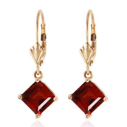 Precious Facade Garnet Earrings