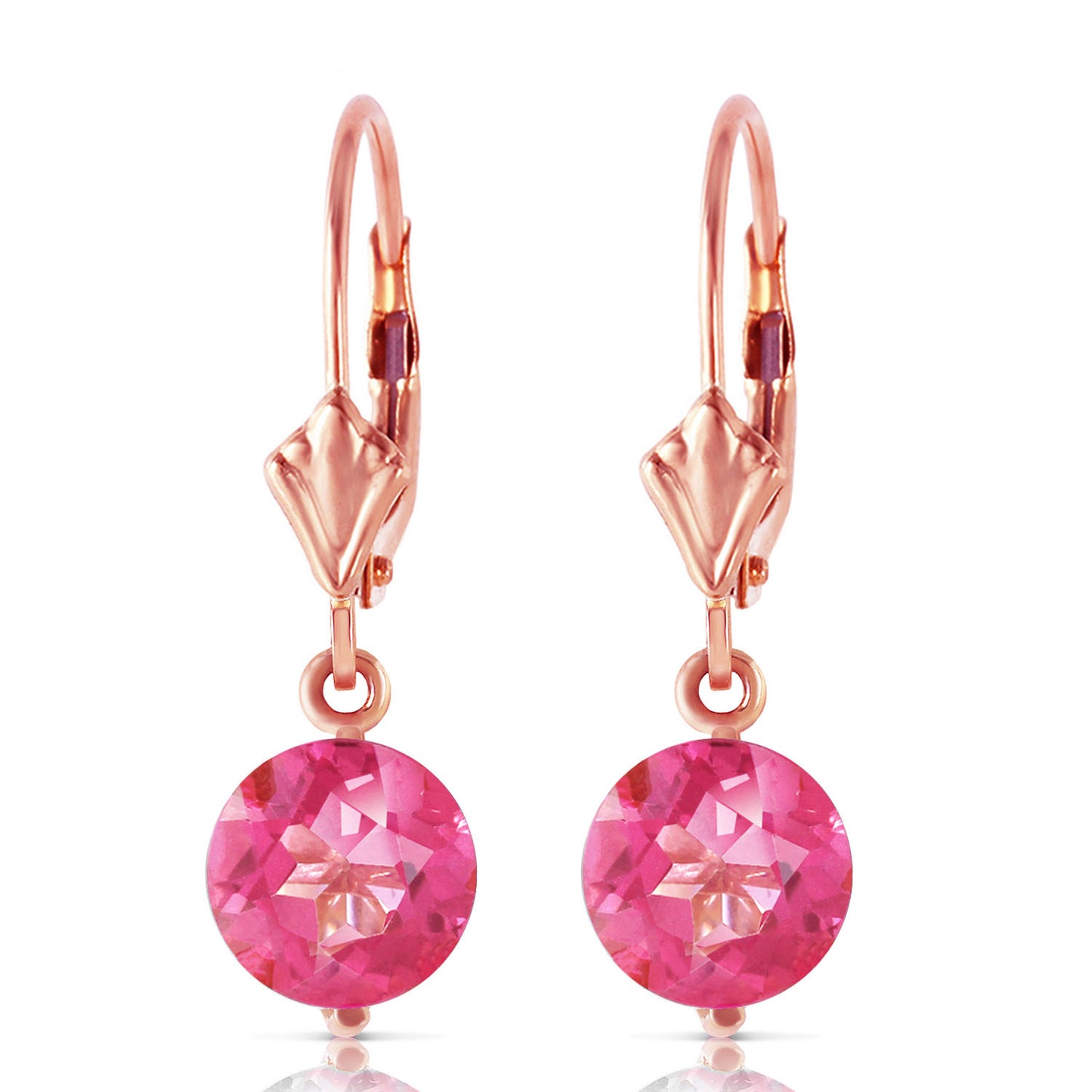 Eternal Gem Pink Topaz Earrings