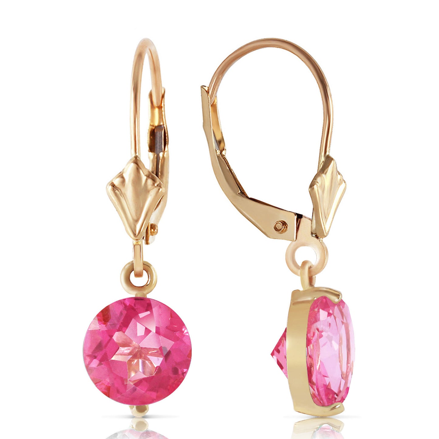 Eternal Gem Pink Topaz Earrings