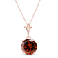 Solo Sphere Garnet Necklace