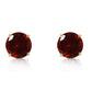 Luminous Orb Garnet Earrings