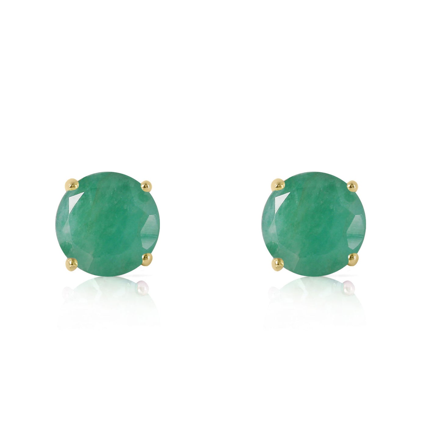 Subtle Sparkle Emerald Earrings