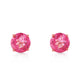 1.3 Carat 14K Solid Gold Pink In June Pink Topaz Earrings