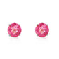 1.3 Carat 14K Solid Gold Pink In June Pink Topaz Earrings