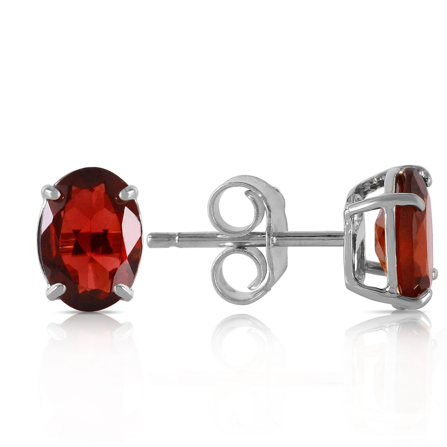 1.8 Carat 14K Solid Gold Dream Big Garnet Earrings