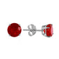 0.95 Carat 14K Solid Gold Fiercely We Believed Ruby Earrings