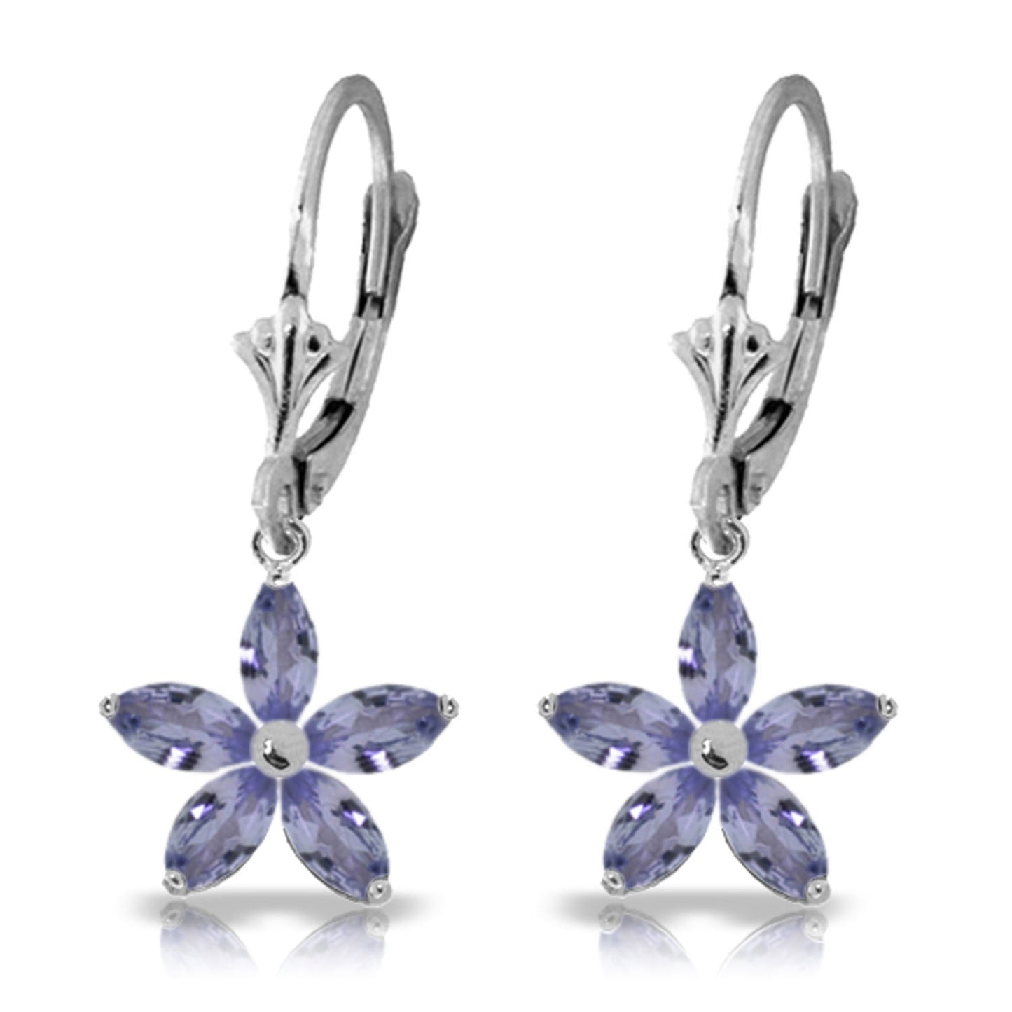 Flora Gem Tanzanite Earrings