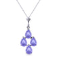 Teardrop Gem Tanzanite Necklace