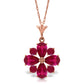 Serene Sparkle Ruby Necklace