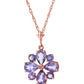 Serene Sparkle Tanzanite Necklace