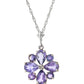 Serene Sparkle Tanzanite Necklace