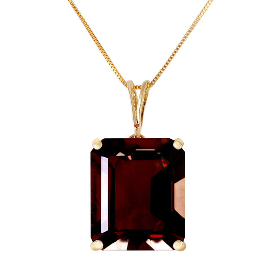 Shimmering Cuts Garnet Necklace