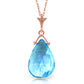 Ethereal Grace Blue Topaz Necklace