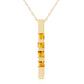 Gemline Gleam Citrine Necklace