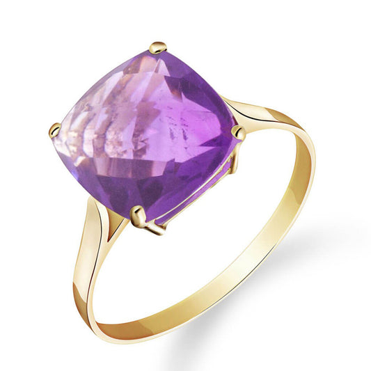 Elegant Spark Purple Amethyst Ring