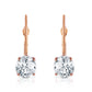 Zen Solitaire Diamond Earrings