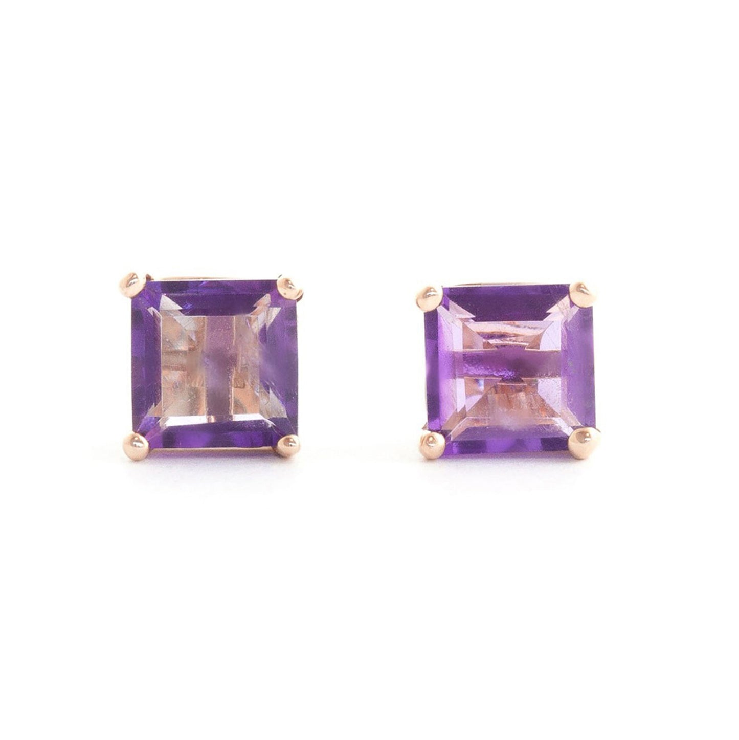 Soulful Edge Amethyst Earrings