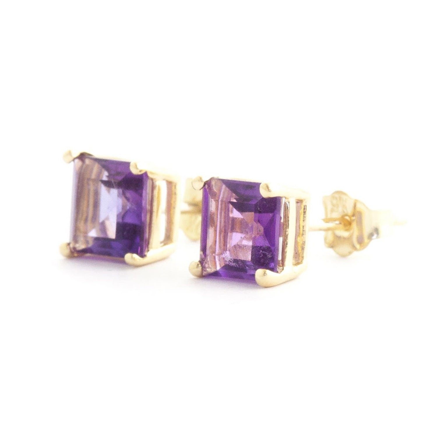 Soulful Edge Amethyst Earrings