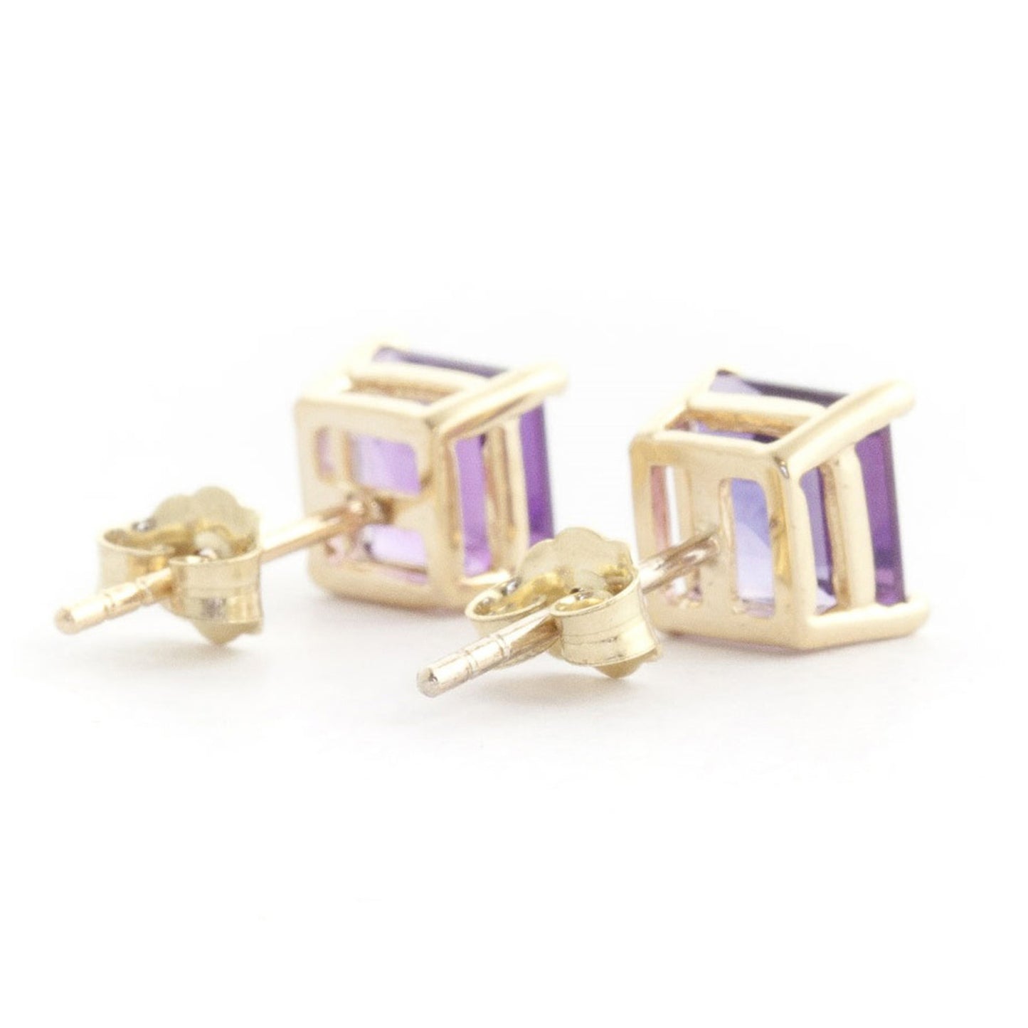 Soulful Edge Amethyst Earrings