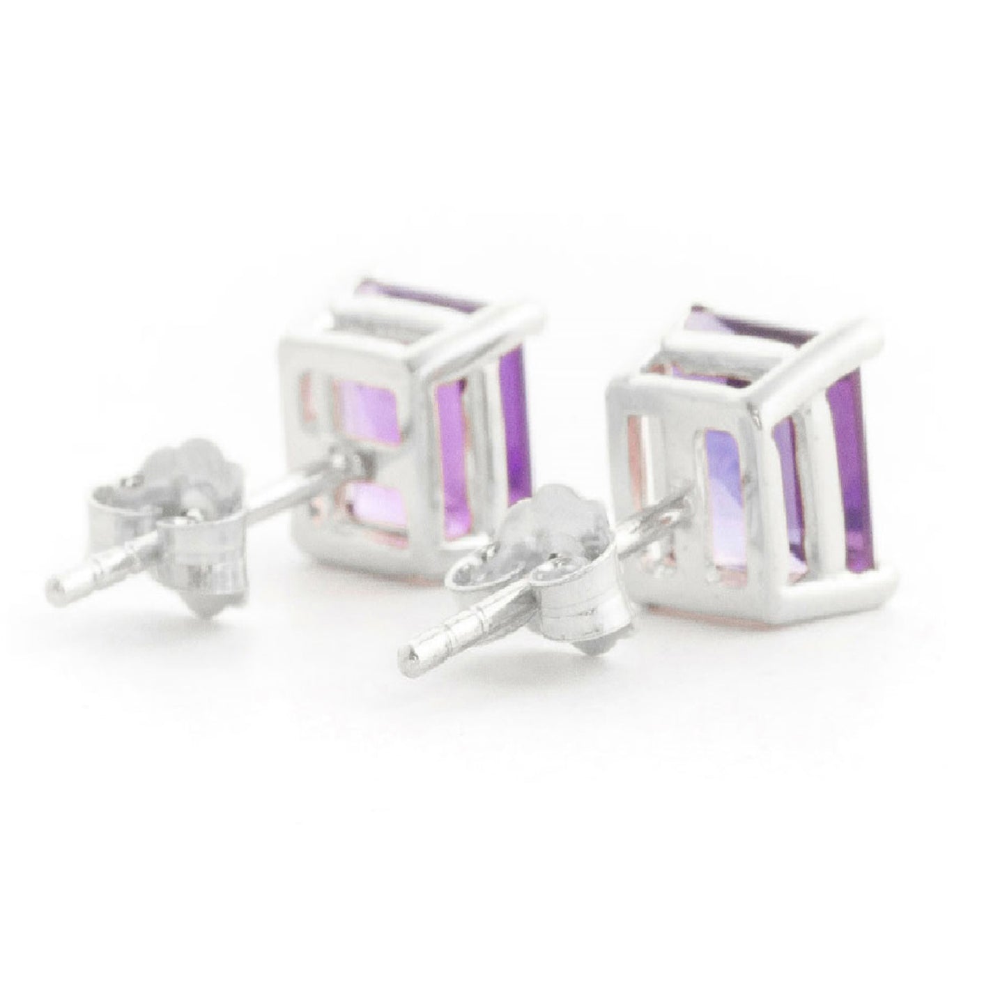 Soulful Edge Amethyst Earrings