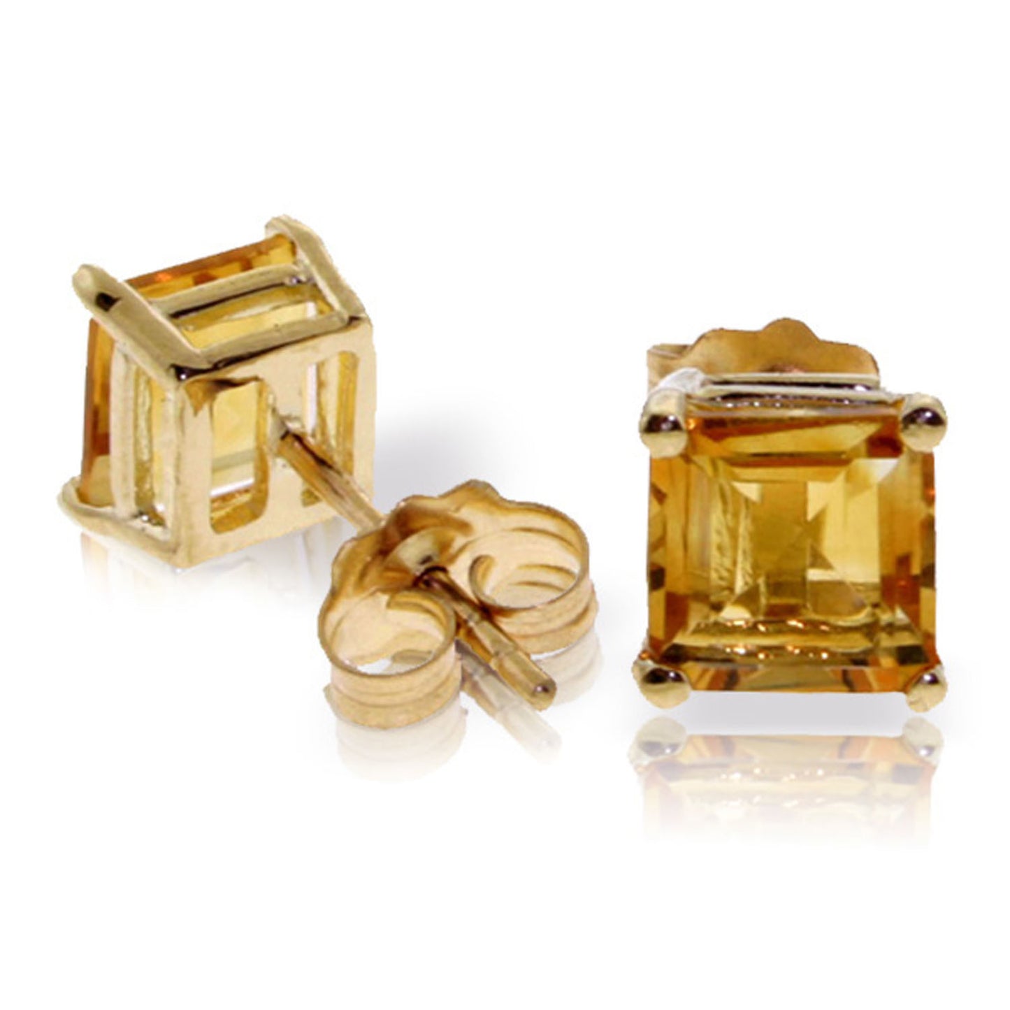 Soulful Edge Citrine Earrings