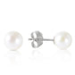 4 Carat 14k Solid Gold Pure Pearl Stud Earrings