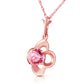 Bloomstone Blossom Pink Topaz Necklace