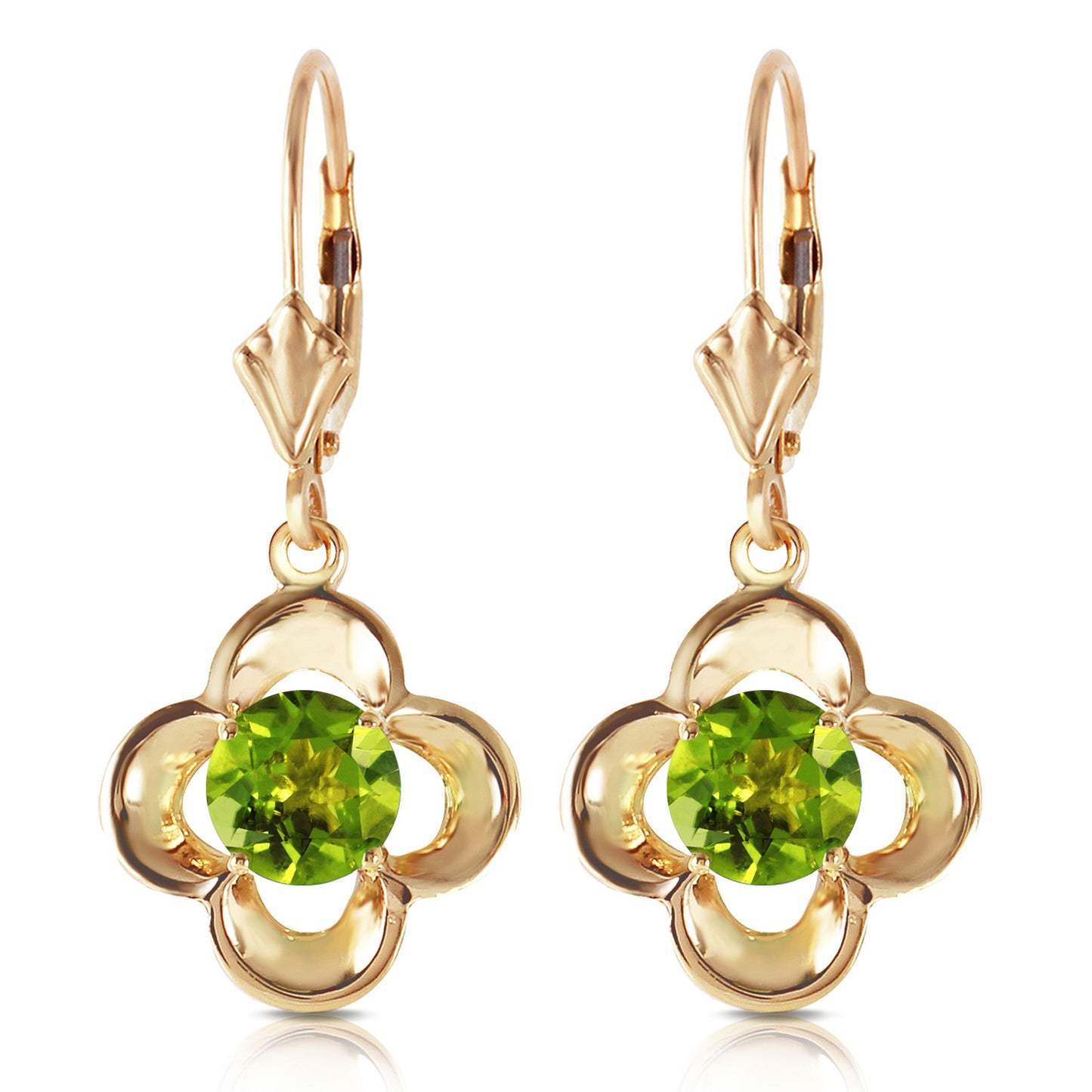 Bloomstone Blossom Peridot Earrings